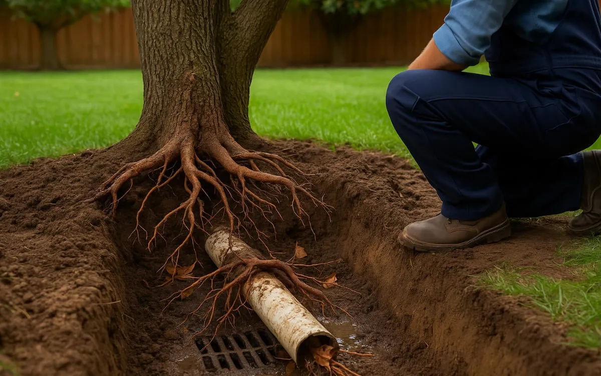 Tree Roots in Drains: How to Tell and What to Do Without Excavation